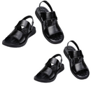 (Compre 1 Leve 2) Sandália Masculina de Couro Legítimo - Leather Real