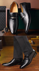 Sapato Social Masculino de Couro Legítimo - Aligator Style