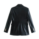 Jaqueta Feminina em Couro Legítimo Vintage - Leather Classic