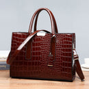 Bolsa Feminina de Couro Legítimo Crocodilo - Redmoon