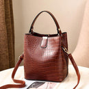Bolsa De Couro Legítimo Feminina - Crocodilo Style