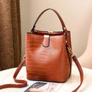 Bolsa De Couro Legítimo Feminina - Crocodilo Style