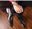 Sapato Social Masculino de Couro Legítimo - Aligator Style