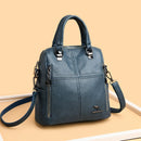 Bolsa Mochila Feminina de Couro Legítimo - Queen