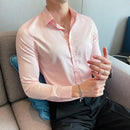 Camisa Social Manga Longa Slim Fit - Elegance Elastic