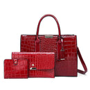Bolsa Feminina de Couro Legítimo Crocodilo - Redmoon