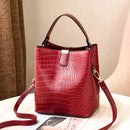 Bolsa De Couro Legítimo Feminina - Crocodilo Style