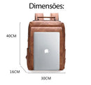 Mochila De Couro Legítimo Jeep - Traveling Backpack