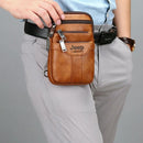 Bolsa De Couro Legítimo Transversal Para Celular- Jeep Mens