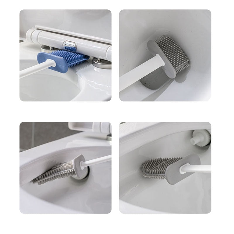 Kit de Limpeza Para Banheiro com Suporte de Parede - Clean Bathroom