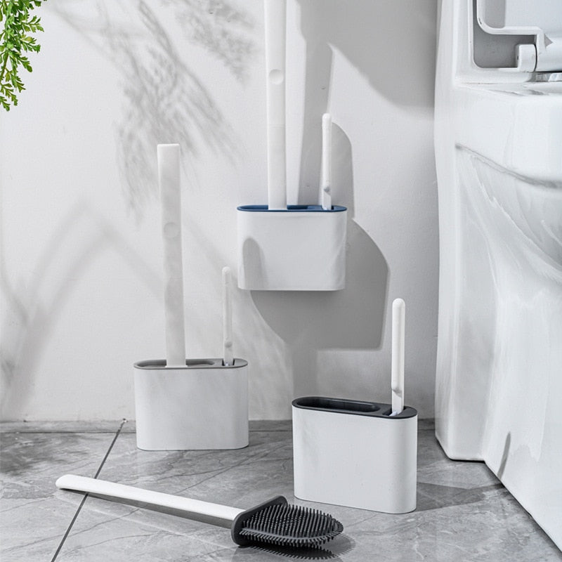 Kit de Limpeza Para Banheiro com Suporte de Parede - Clean Bathroom