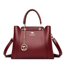 Bolsa de Couro Legítimo Transversal Luxuosa - Golden Style