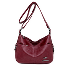 Bolsa De Couro Legítimo Feminina Crossbody  - Virtua
