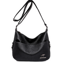 Bolsa De Couro Legítimo Feminina Crossbody  - Virtua