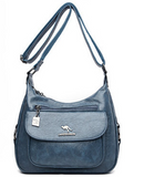 Bolsa Feminina Estilo Casual em Couro Legítimo - Lux Mary
