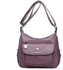 Bolsa Feminina Estilo Casual em Couro Legítimo - Lux Mary