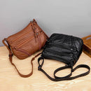 Bolsa Feminina de Couro Legítimo Transversal - Elite Chic