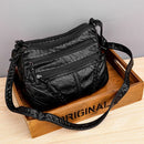 Bolsa Feminina de Couro Legítimo Transversal - Elite Chic