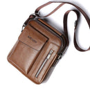 Bolsa Transversal de Couro Masculina - Cross Leather
