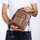 Bolsa Transversal de Couro Masculina - Cross Leather