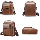 Bolsa Transversal de Couro Masculina - Cross Leather