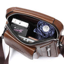 Bolsa Transversal de Couro Masculina - Cross Leather