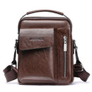 Bolsa Transversal de Couro Masculina - Cross Leather