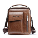 Bolsa Transversal de Couro Masculina - Cross Leather