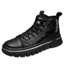 Bota Masculina de Couro Legítimo Impermeável e Sola Tratorada - Aligator