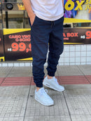 Calça Jogger Masculina Slim com Elastano - Comfort Fit