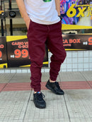 Calça Jogger Masculina Slim com Elastano - Comfort Fit