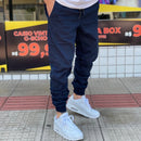 Calça Jogger Masculina Slim com Elastano - Comfort Fit