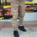 Calça Jogger Masculina Slim com Elastano - Comfort Fit