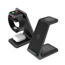 Carregador 3 em 1 sem fio por indução - Tri Charge Turbo