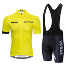 Conjunto Ciclismo Masculino Gel Camisa e Bretelle - Strava Elite