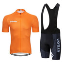 Conjunto Ciclismo Masculino Gel Camisa e Bretelle - Strava Elite