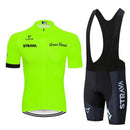 Conjunto Ciclismo Masculino Gel Camisa e Bretelle - Strava Elite