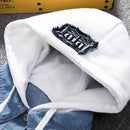 Jaqueta Jeans Oversized com Capuz Moletom - Denim Street Wear