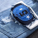 Jaqueta Jeans Oversized com Capuz Moletom - Denim Street Wear