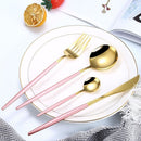 Jogo de Talheres de Luxo 24 Peças para Mesa e Cozinha - Majestic Lux