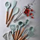 Jogo de Utensílios de Cozinha de Silicone 12 Peças - Cook Safe