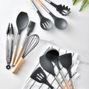 Jogo de Utensílios de Cozinha de Silicone 12 Peças - Cook Safe