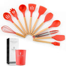 Jogo de Utensílios de Cozinha de Silicone 12 Peças - Cook Safe