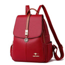 Mochila Feminina de Couro Legítimo - Blossom