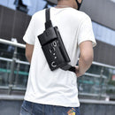 Bag Masculina Transversal de Couro Legítimo À Prova D'água - New Époque