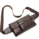 Bag Masculina Transversal de Couro Legítimo À Prova D'água - New Époque