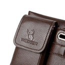 Bag Masculina Transversal de Couro Legítimo À Prova D'água - New Époque