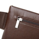 Bag Masculina Transversal de Couro Legítimo À Prova D'água - New Époque