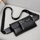Bag Masculina Transversal de Couro Legítimo À Prova D'água - New Époque
