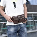 Bag Masculina Transversal de Couro Legítimo À Prova D'água - New Époque